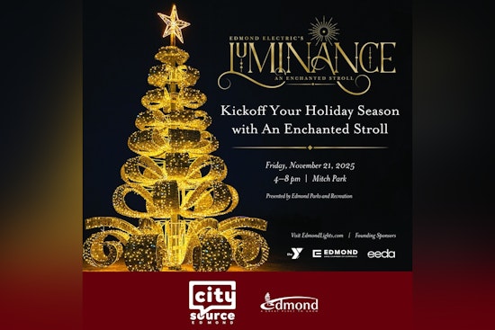 Edmond's "Luminance" to Dazzle Mitch Park with New Interactive Holiday Light Displays Starting November 21