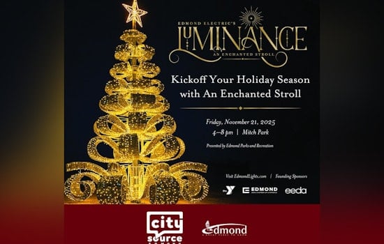 Edmond's "Luminance" to Dazzle Mitch Park with New Interactive Holiday Light Displays Starting November 21