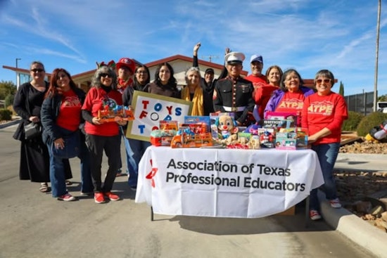 El Paso Fire Department and Teachers Team Up for Toys for Tots Campaign, Rallying Community Support