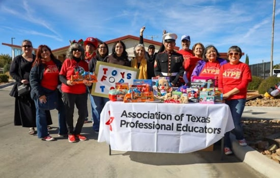 El Paso Fire Department and Teachers Team Up for Toys for Tots Campaign, Rallying Community Support