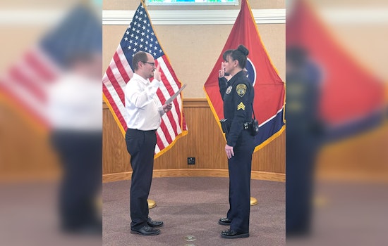 Elizabethton Police Department Welcomes Samantha Maney as New Sergeant Overseeing School and Traffic Officers