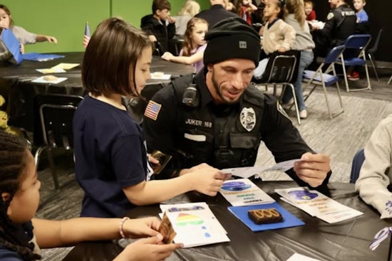 Elyria Police Department Bonds with Local 1st Graders at "Pastries with the Police" Event