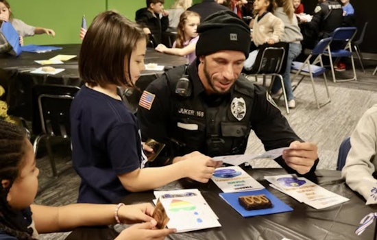 Elyria Police Department Bonds with Local 1st Graders at "Pastries with the Police" Event