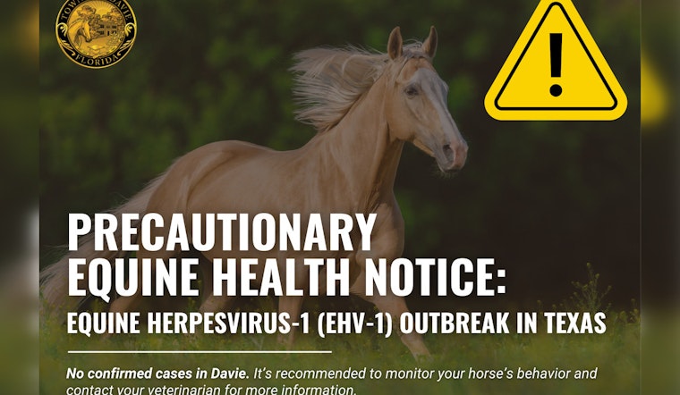 Equine Herpesvirus Outbreak in Waco Spurs Warnings to Horse Owners Across Texas and Neighboring States