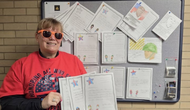 Euclid Police Touched by Noble Academy Students' Thank-You Notes Following Veterans Day Storytime