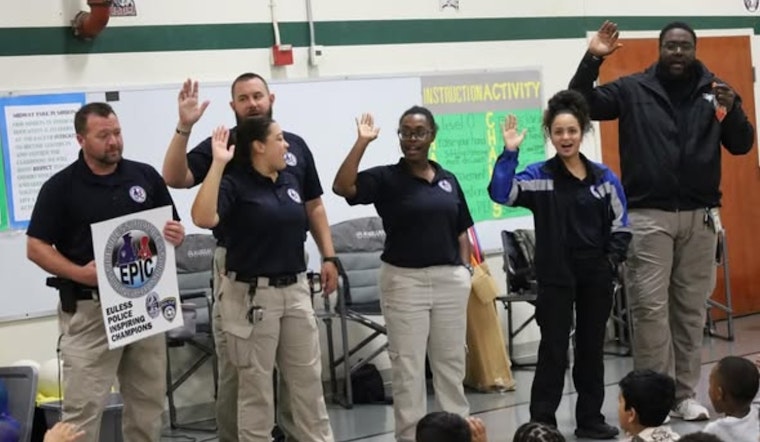 Euless Police Engage with Students through EPIC Program to Forge Positive Community Bonds