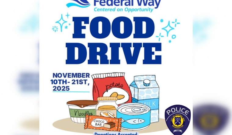 Federal Way Police Launch Holiday Food Drive to Support Local Centers