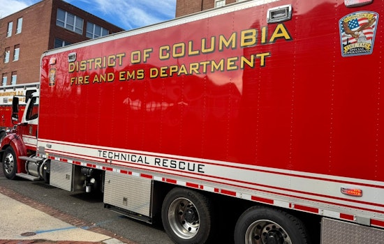 Firefighters Tame Blaze at Construction Site in Washington D.C.'s Capitol Hill Neighborhood