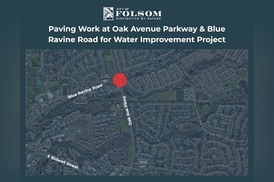 Folsom Commuters Alert Blue Ravine Road Closure for Paving Work on November 24