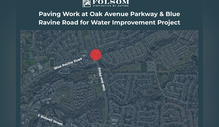 Folsom Commuters Alert Blue Ravine Road Closure for Paving Work on November 24