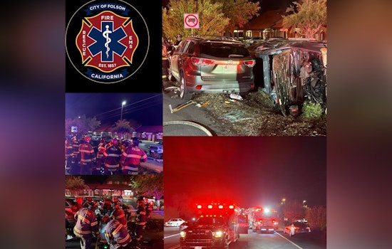 Folsom Firefighters Respond to Two-Vehicle Crash and Emphasize Road Safety After Extricating Victims