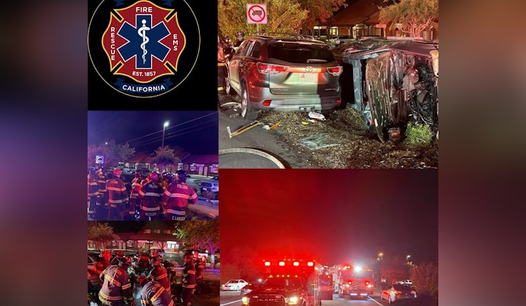 Folsom Firefighters Respond to Two-Vehicle Crash and Emphasize Road Safety After Extricating Victims