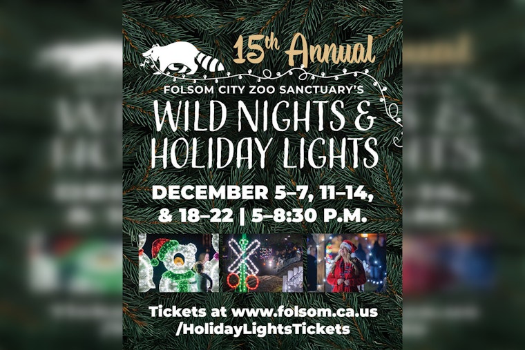 Folsom Zoo Sanctuary Sparkles with Return of "Wild Nights and Holiday Lights" Celebration