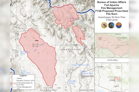 Fort Apache Agency Announces Prescribed Burns to Mitigate Wildfire Risks on Reservation