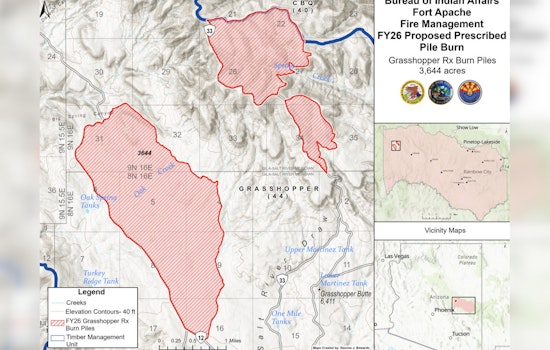 Fort Apache Agency Announces Prescribed Burns to Mitigate Wildfire Risks on Reservation