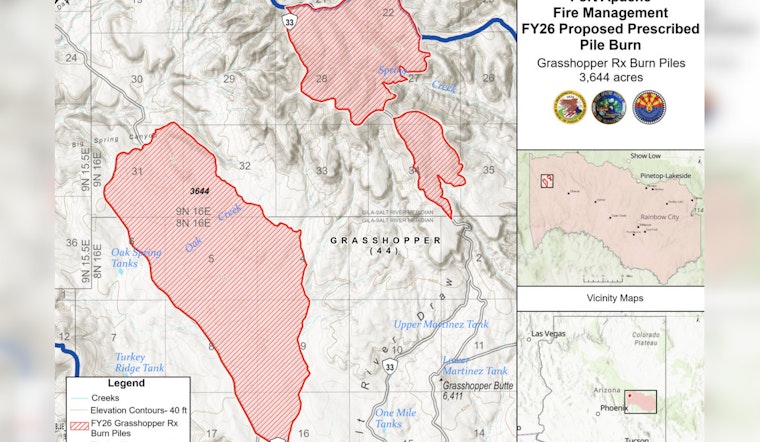 Fort Apache Agency Announces Prescribed Burns to Mitigate Wildfire Risks on Reservation