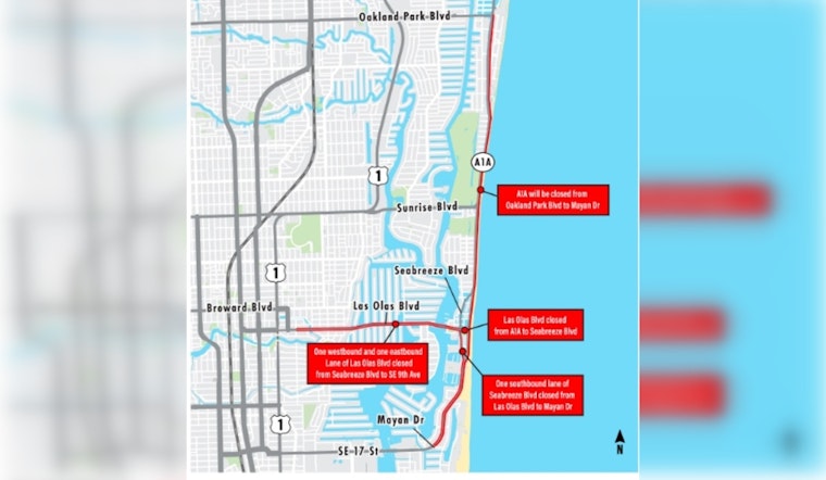 Fort Lauderdale Gears Up for 19th Annual Half Marathon with Major Road Closures Expected Next Saturday