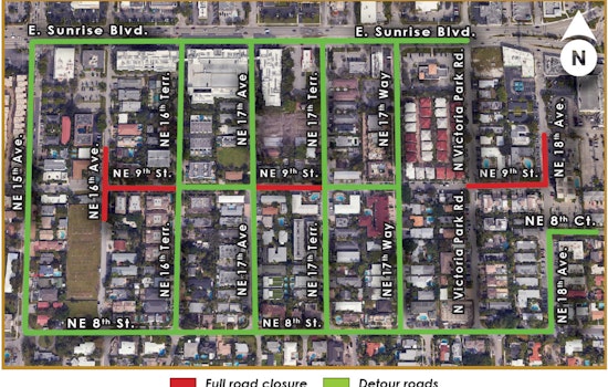 Fort Lauderdale Launches Sewer System Overhaul, Traffic Disruptions Expected in Victoria Park