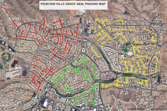Fountain Hills Announces Residential Crack Sealing Schedule with Improvements to Begin November 17