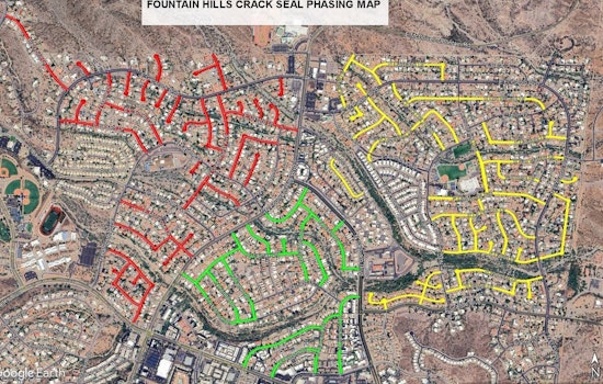 Fountain Hills Announces Residential Crack Sealing Schedule with Improvements to Begin November 17