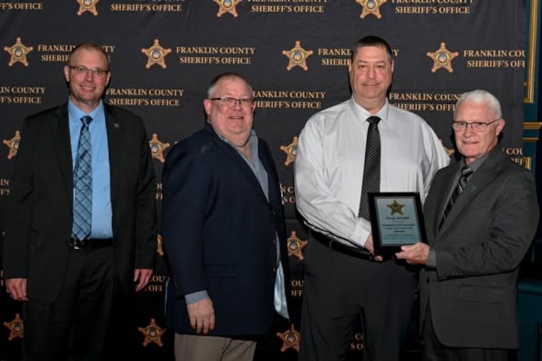 Franklin County Sheriff's Sgt. Lewis Schrader Honored with Prestigious STAR Award for Exemplary Service