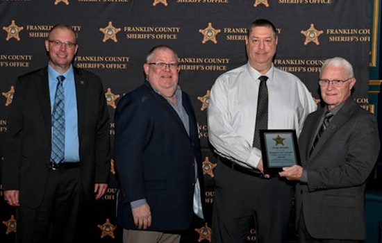 Franklin County Sheriff's Sgt. Lewis Schrader Honored with Prestigious STAR Award for Exemplary Service