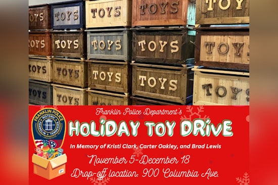 Franklin Police Department's Holiday Toy Drive Honors Legacy of Local Family's Altruism