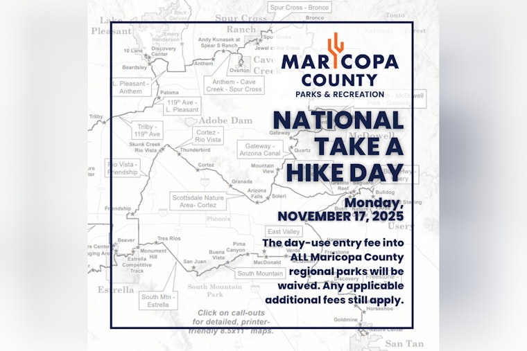 Free Park Entry on National Take a Hike Day in Maricopa County Encourages Outdoor Exploration