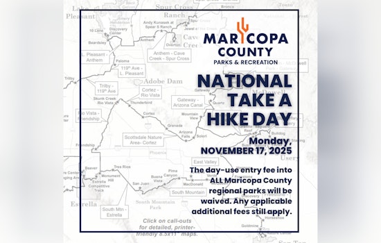 Free Park Entry on National Take a Hike Day in Maricopa County Encourages Outdoor Exploration