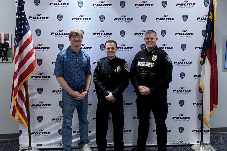 Fuquay-Varina Police Department Welcomes New Officer Dale Robedee to the Force