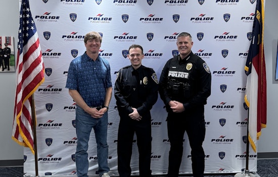 Fuquay-Varina Police Department Welcomes New Officer Dale Robedee to the Force