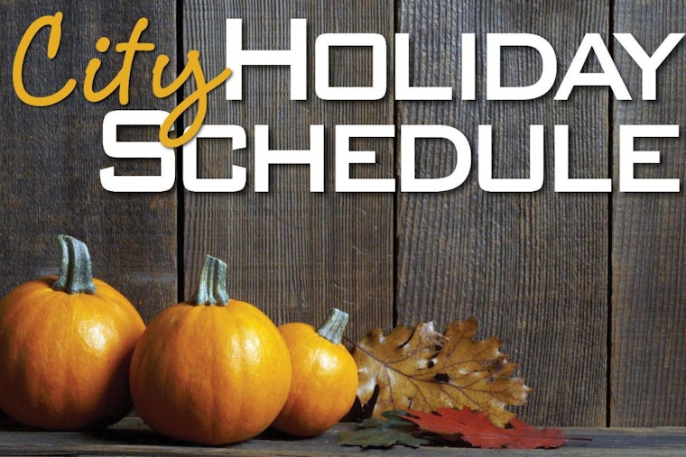 Garland Announces Altered City Services Schedule for Thanksgiving Holiday