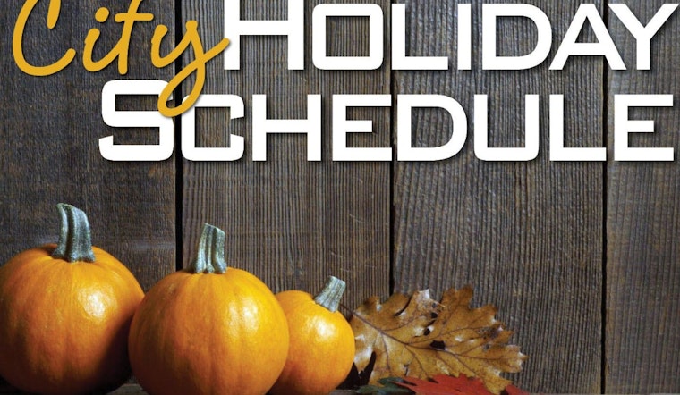 Garland Announces Altered City Services Schedule for Thanksgiving Holiday