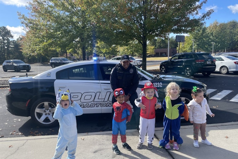 Gastonia Police Officer Engages with Students at Forest Hill Academy in Community Outreach Initiative