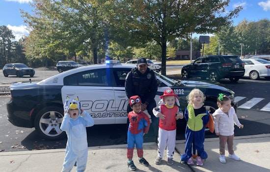 Gastonia Police Officer Engages with Students at Forest Hill Academy in Community Outreach Initiative