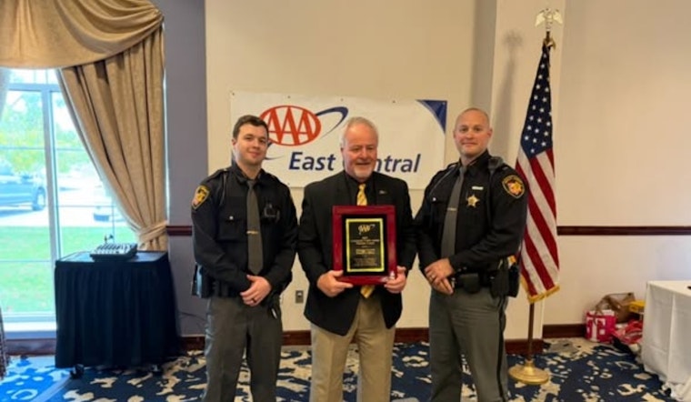 Geauga County Sheriff's Office Awarded Prestigious AAA Platinum Award for Traffic Safety Excellence