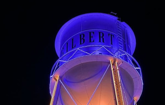Gilbert Water Tower Lighting Program Opens Applications for Nonprofits for 2026 Season