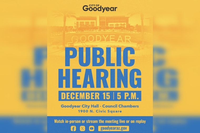 Goodyear Residents Could See Utility Rate Increase as Public Hearing Set for December