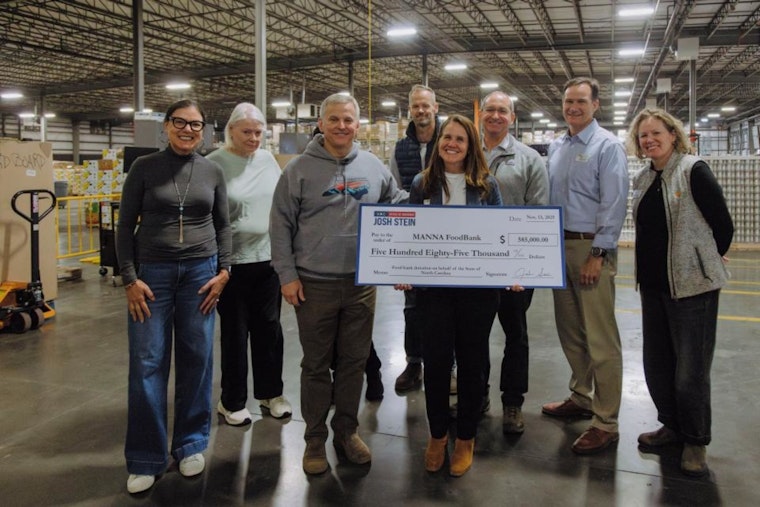 Gov. Josh Stein Contributes $585,000 to MANNA FoodBank, Urges Federal Government to Address Food Insecurity in Asheville