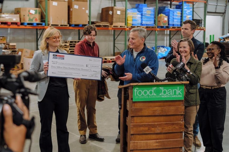 Gov. Josh Stein Presents $3.34 Million to Central & Eastern NC Food Bank Amid SNAP Distribution Challenges