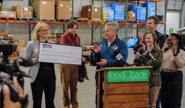 Gov. Josh Stein Presents $3.34 Million to Central & Eastern NC Food Bank Amid SNAP Distribution Challenges
