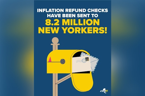 Governor Hochul Announces Over 8.2 Million Inflation Refund Checks Mailed to New Yorkers Ahead of Thanksgiving