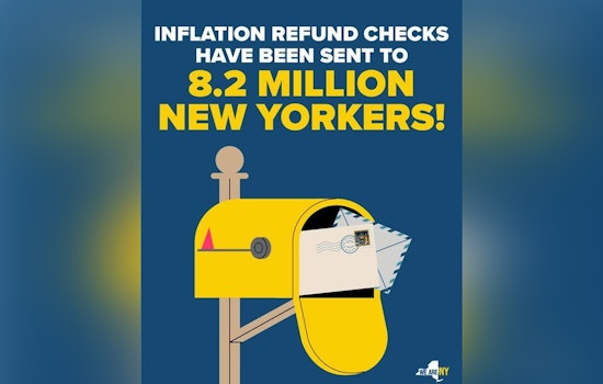 Governor Hochul Announces Over 8.2 Million Inflation Refund Checks Mailed to New Yorkers Ahead of Thanksgiving
