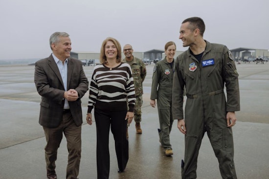 Governor Josh Stein and First Lady Serve Friendsgiving Meal to Seymour Johnson AFB Servicemembers