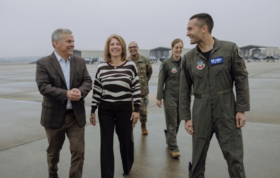 Governor Josh Stein and First Lady Serve Friendsgiving Meal to Seymour Johnson AFB Servicemembers