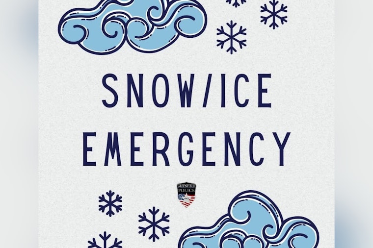 Greenfield Declares Snow Emergency, Enforces Parking Restrictions Ahead of Severe Snowfall
