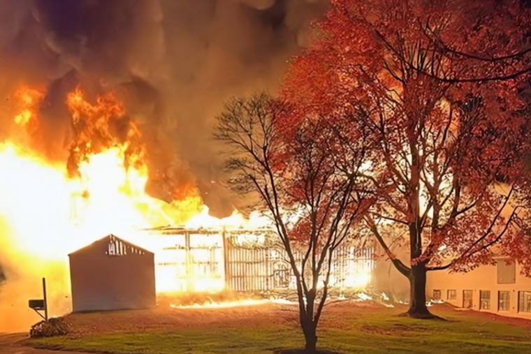 Hampstead Barn Ravaged by Fire, $200K in Damages, No Injuries Reported
