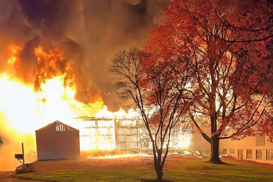 Hampstead Barn Ravaged by Fire, $200K in Damages, No Injuries Reported