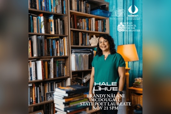 Hawaiʻi State Poet Laureate Dr. Brandy Nālani McDougall to Headline Poetry Event in Līhuʻe, Kauaʻi