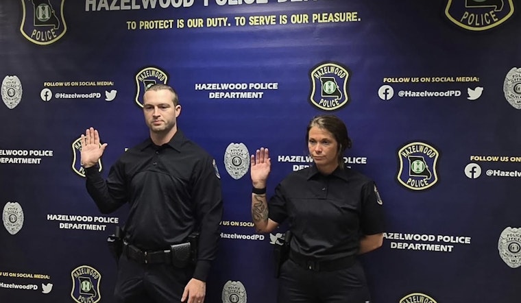 Hazelwood Welcomes Two New Officers to the Police Force After Rigorous Training at Eastern Missouri Police Academy